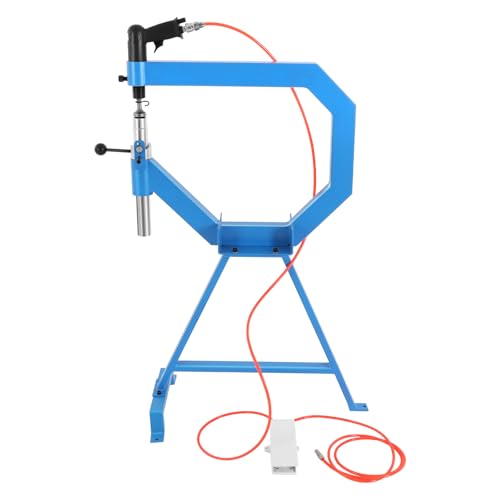 Pneumatic Planishing Hammer Set with Cast-Iron Stand and Foot Pedal U7174
