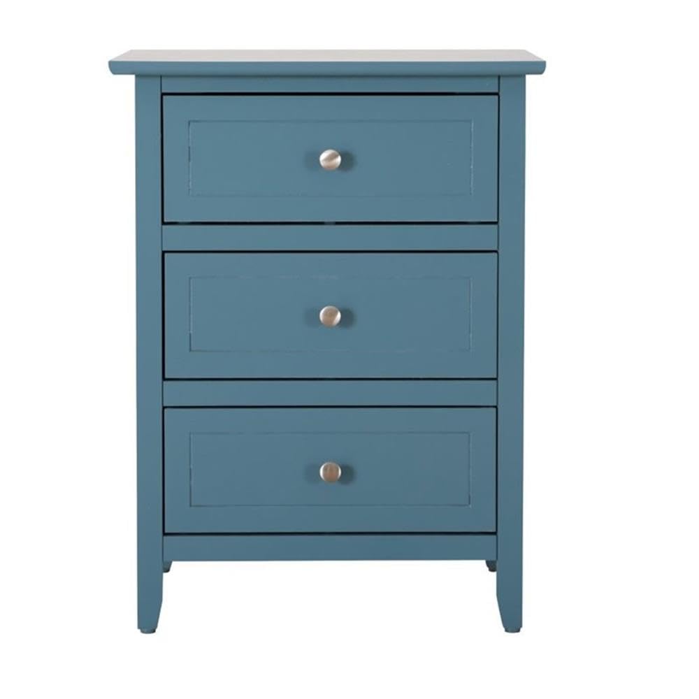 Set of 2 Engineered Wood 3-Drawer Nightstands J96214