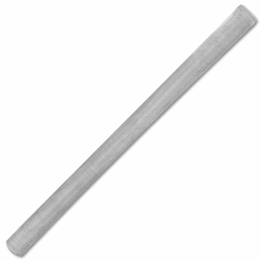 Aluminum Mesh Screen 39.4x196.9 Inch Silver G99851