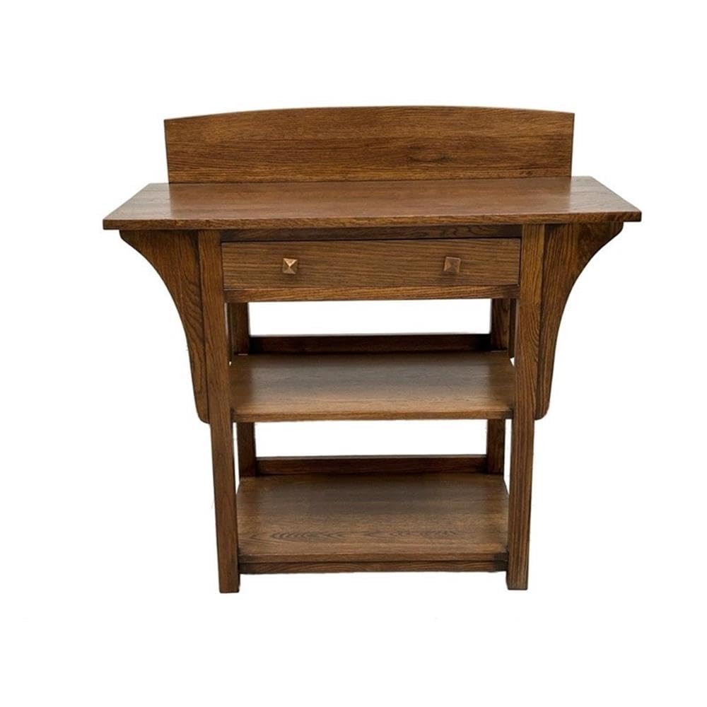 White Oak 2 Drawer Sideboard Console Table Z27003