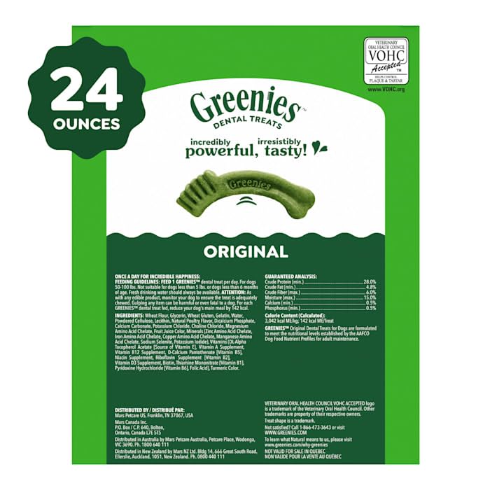 Natural Dog Dental Care Chews 24 oz P64588