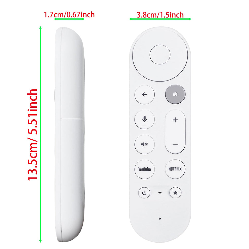 Voice Search Remote Control Replacement for Google TV Streamer 4K M358909
