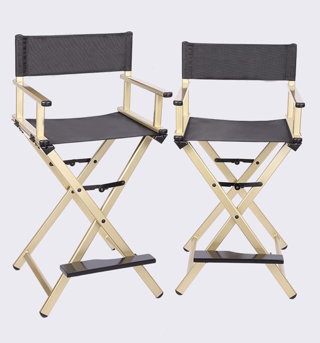 Foldable Portable Aluminum Makeup Artist Chair G1932