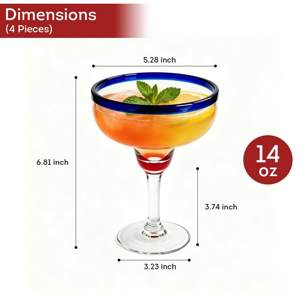 14 oz Shatterproof Plastic Stemware Set of 4 W85551