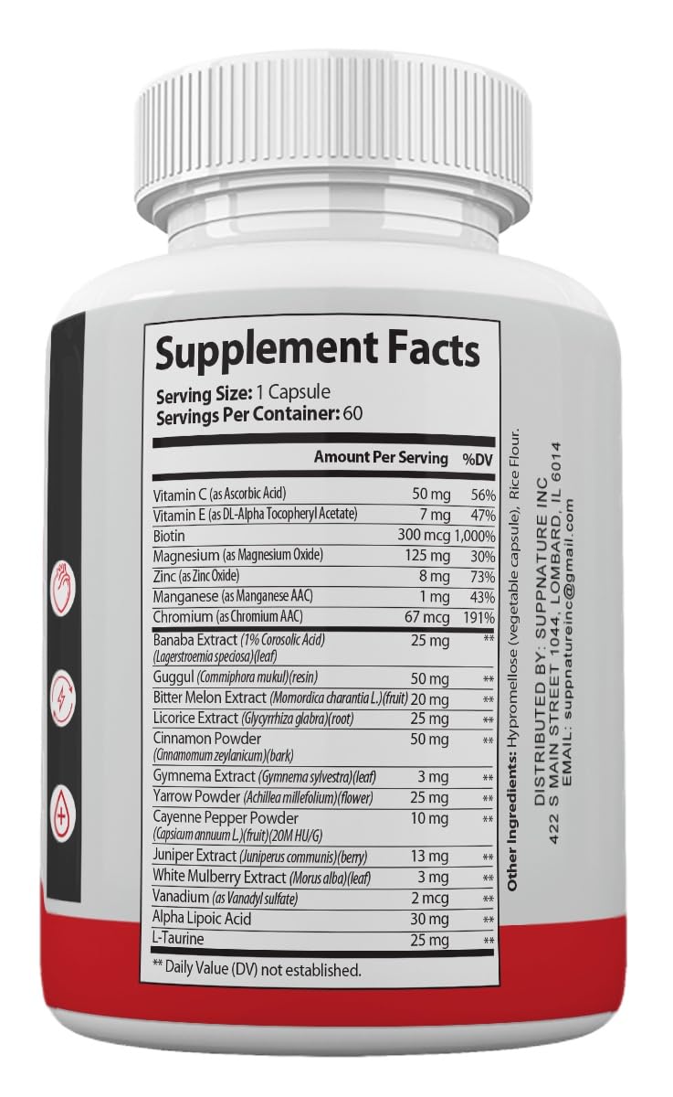 60 Capsules Blood Health Support Supplement N15915