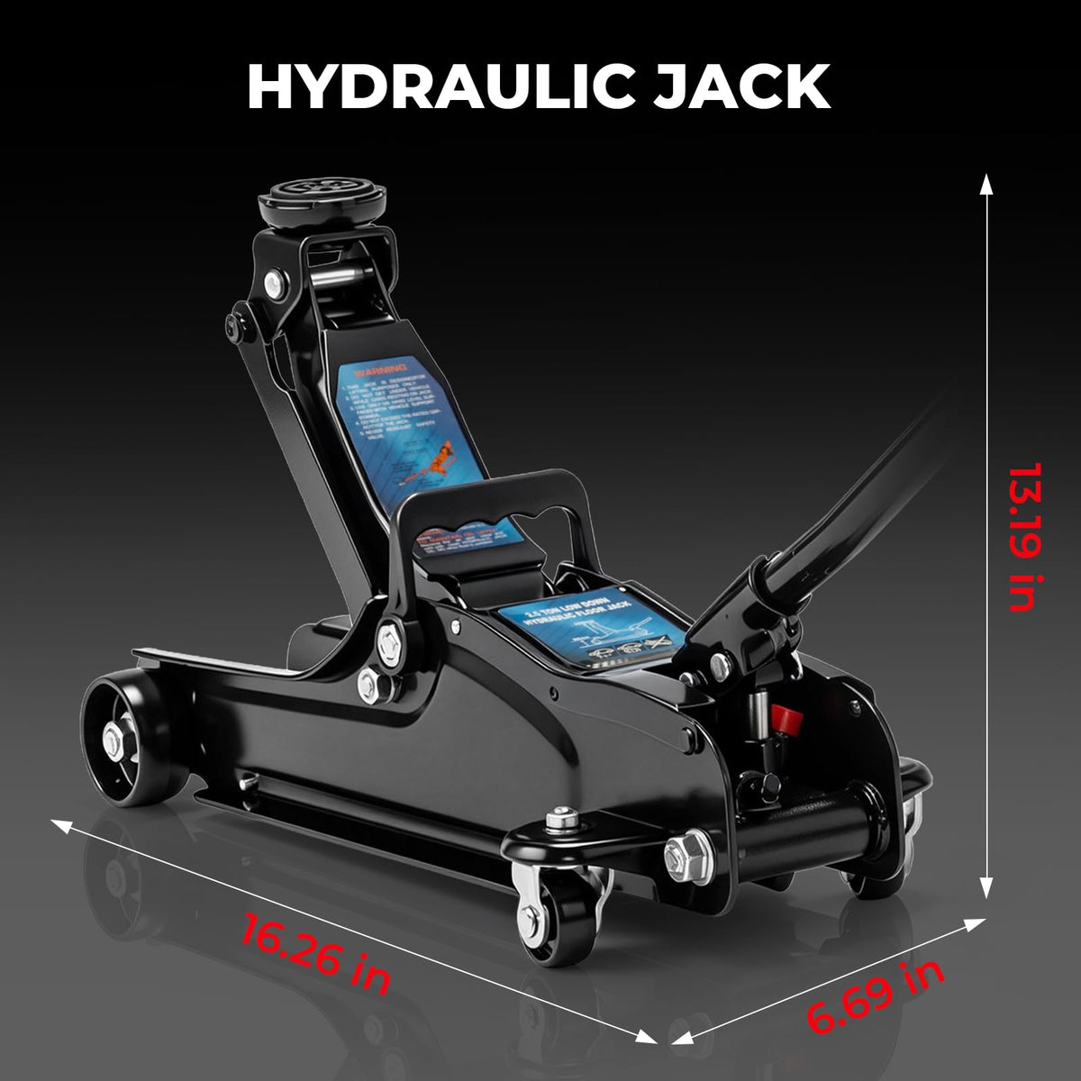 Heavy Duty Steel Hydraulic Floor Jack W69299