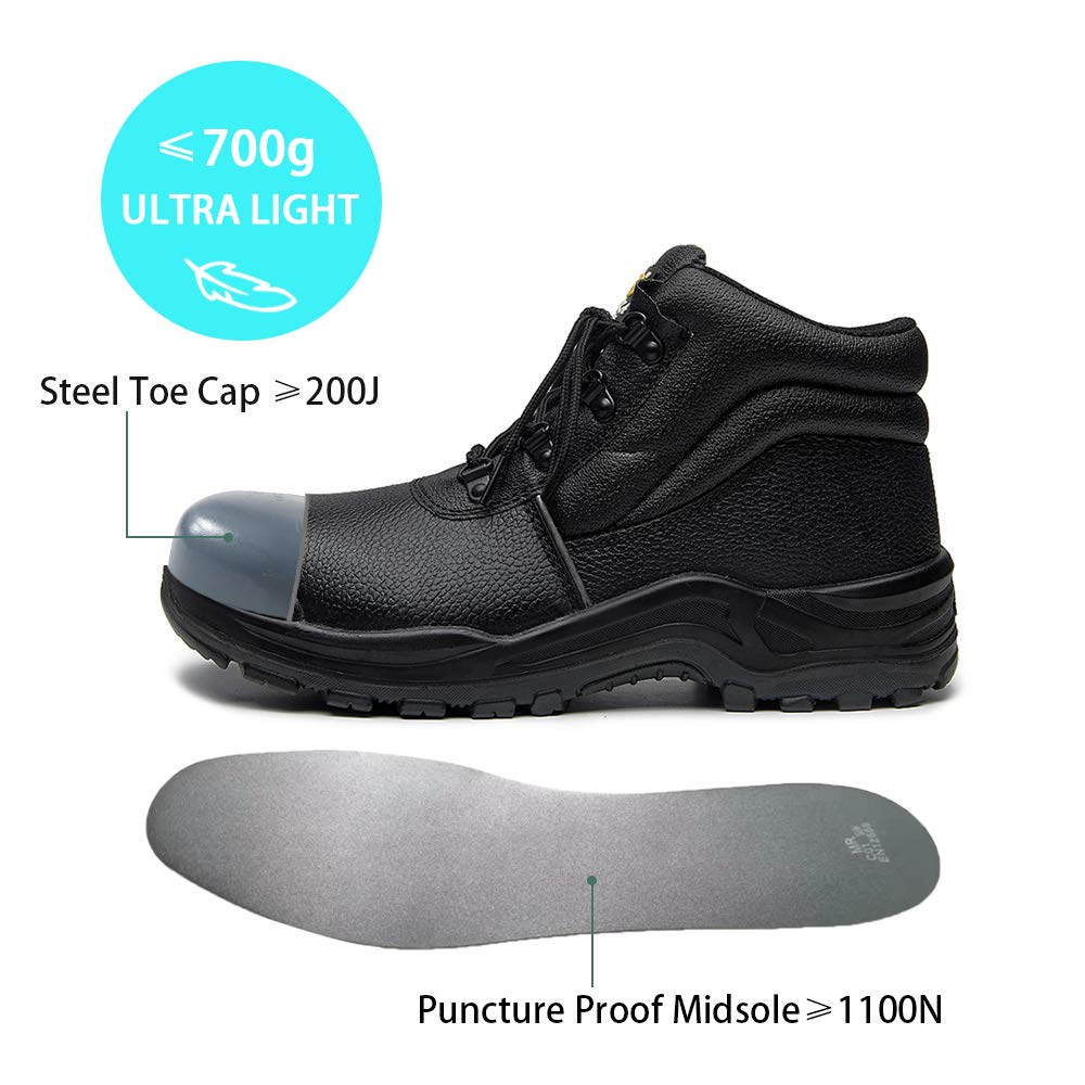 Water Resistant Steel Toe Work Boots I6421