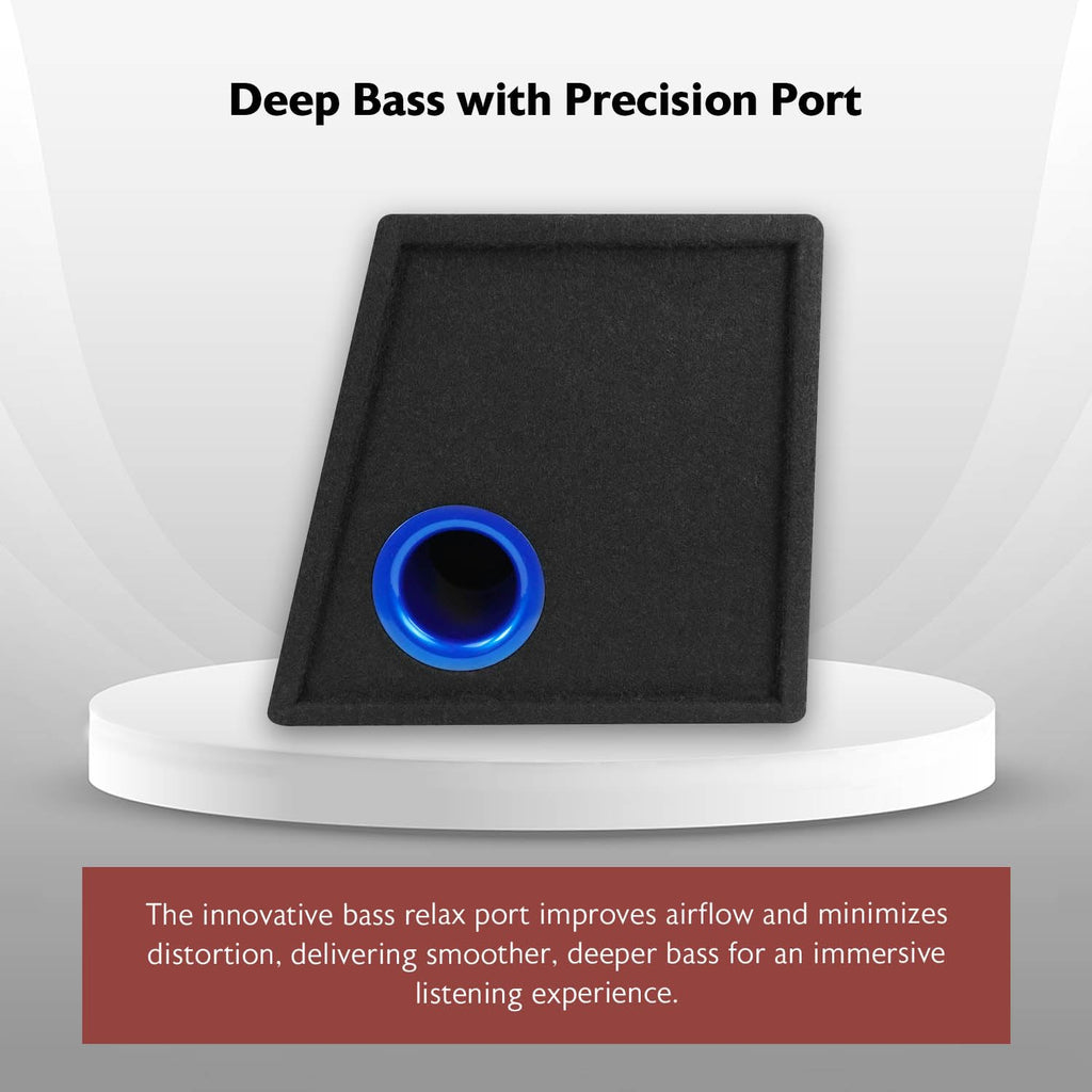 10" Active Powered Car Subwoofer with Enclosure W1633