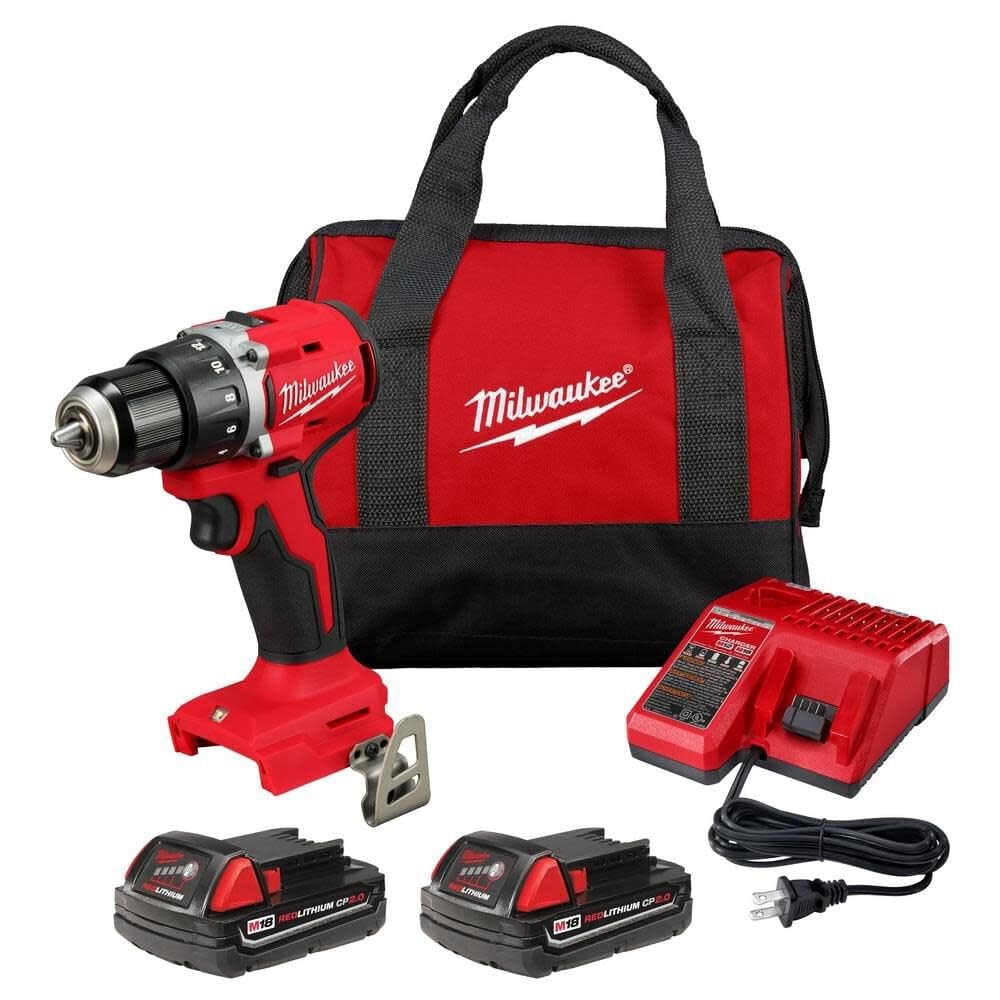 M18 Compact Brushless 1/2 Inch Drill/Driver Kit W9554