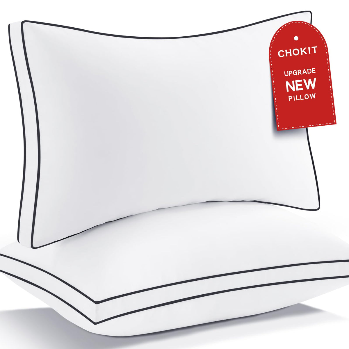 King Size Set of 2 Bed Pillows A497032