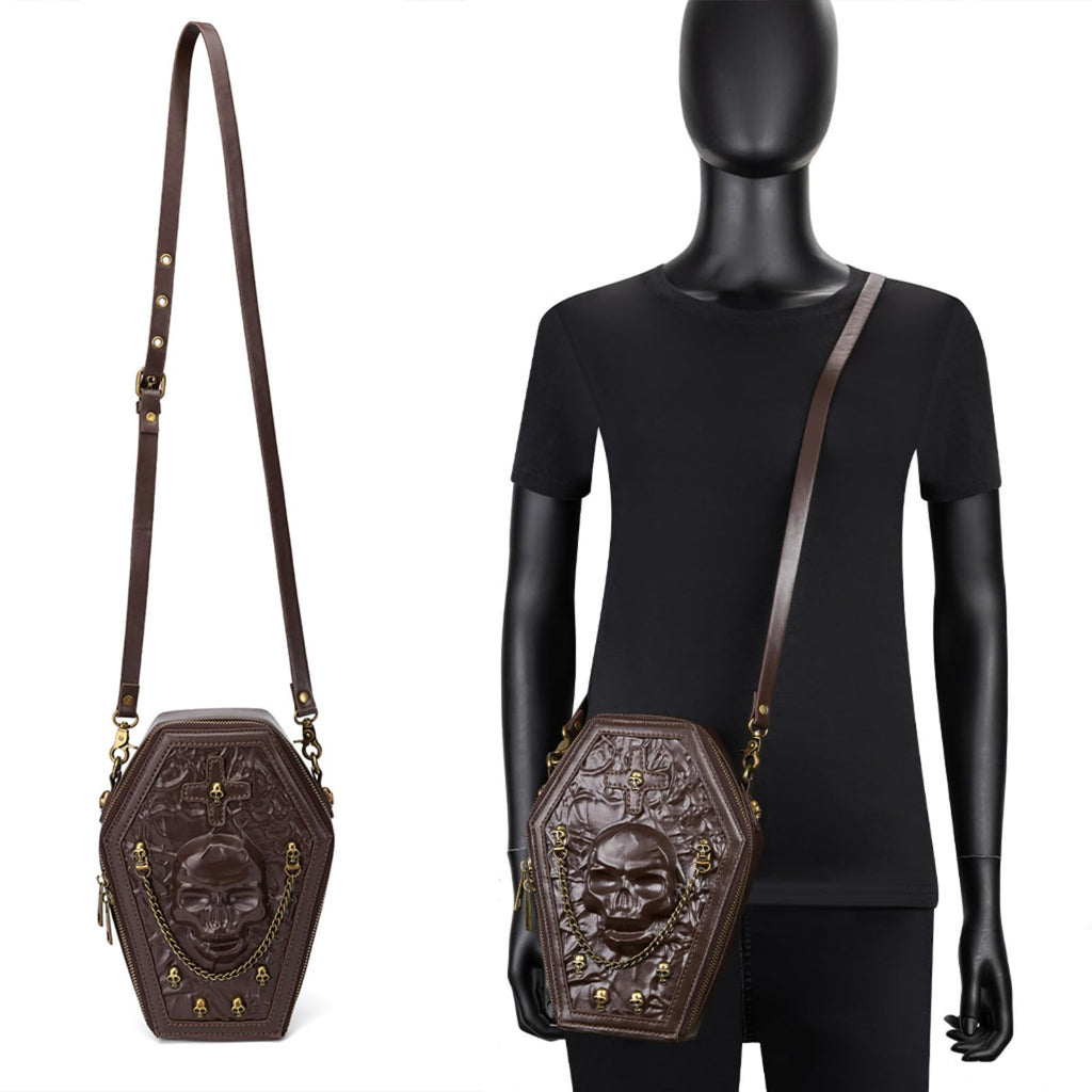Crossbody Purse and Handbags Gothic Steampunk Retro Small Shoulder Bag C968