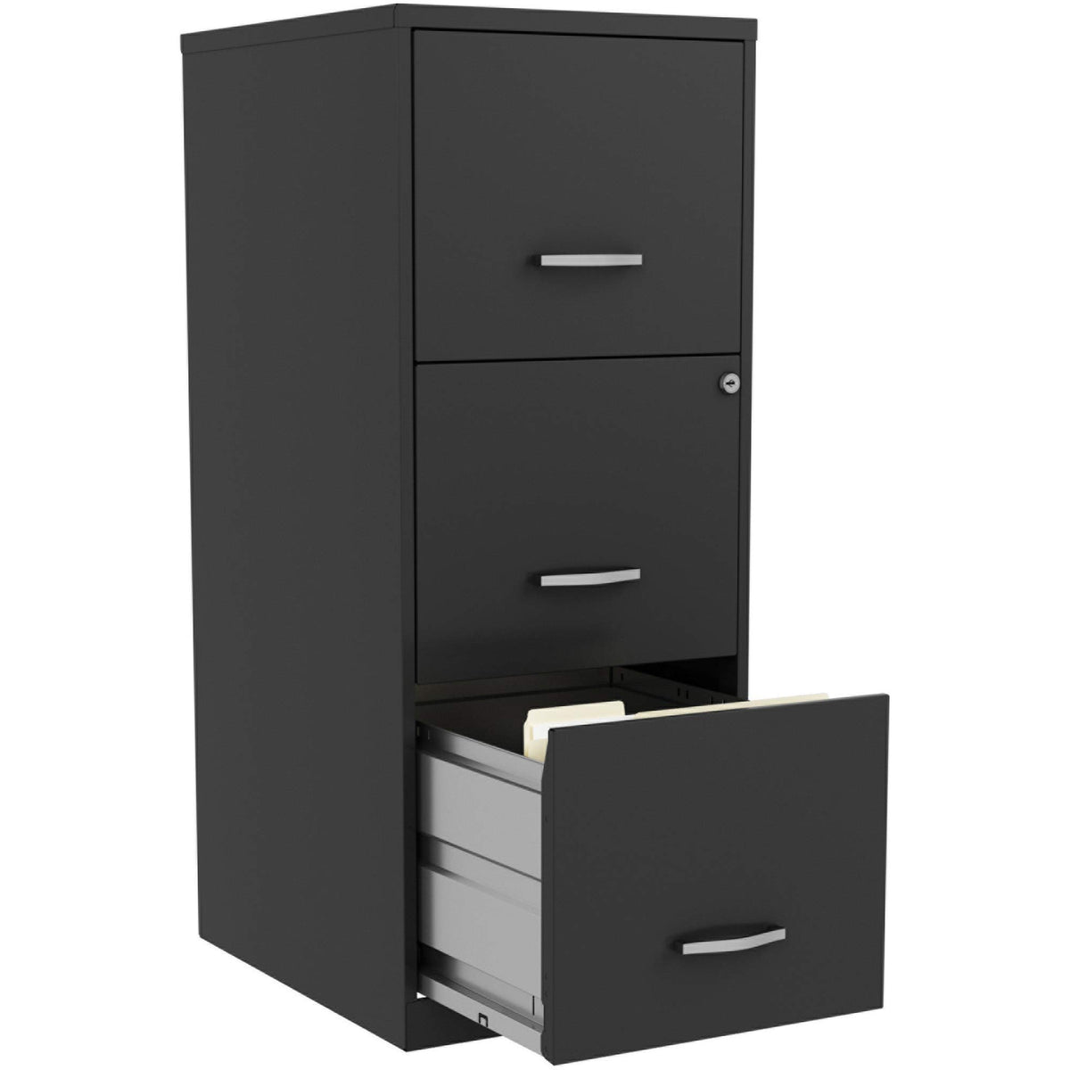 3 Drawer Locking Letter-Size Steel Filing Cabinet I335603