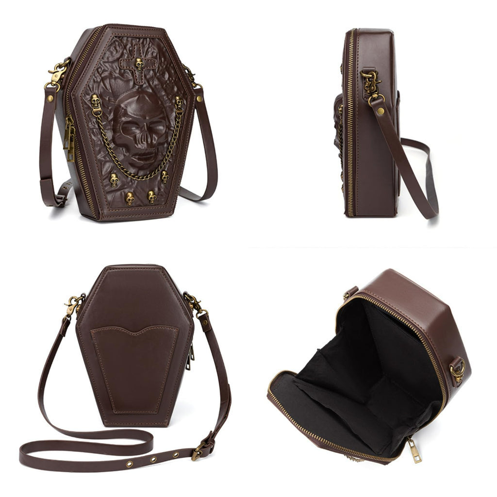 Crossbody Purse and Handbags Gothic Steampunk Retro Small Shoulder Bag C968