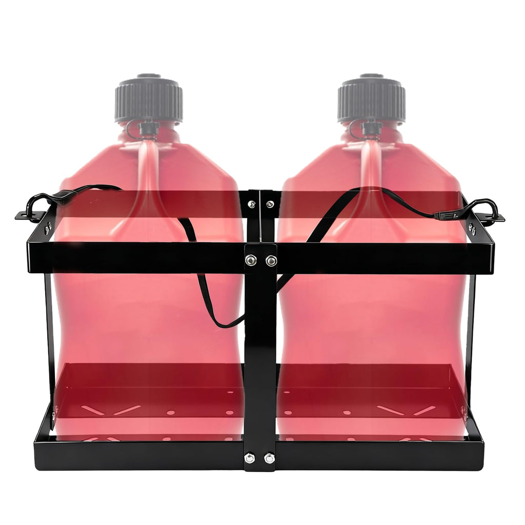 Gas Can Holder with Straps, Fits Two 5 Gallon Gas Can M7642