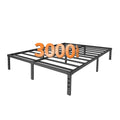 Queen Size 18" Black Metal Frame S7433