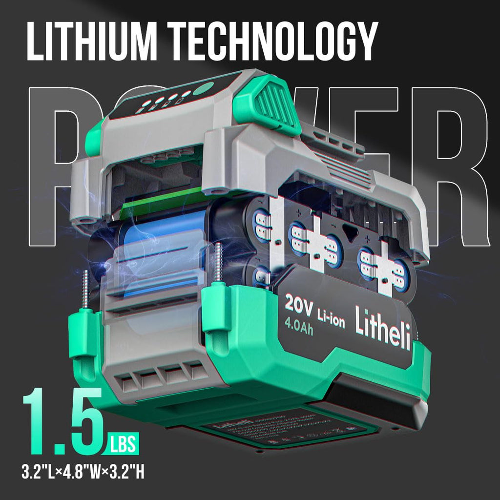 Cordless Reciprocating Saw with 20V 4.0 Ah Battery & Charger T405