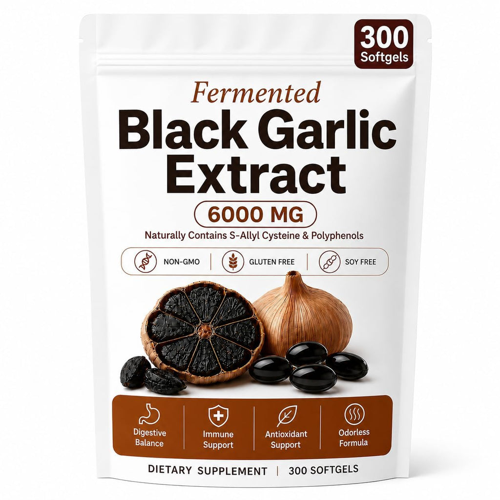 Black Garlic Extract Capsules 300 Softgels H45945