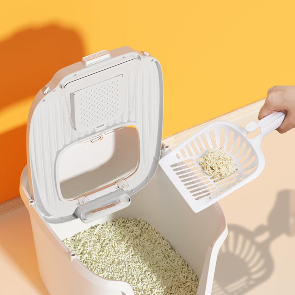 Molded Cat Litter Box with Scoop Y479
