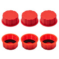 6 Pack Replacement Gas Can Caps D9446