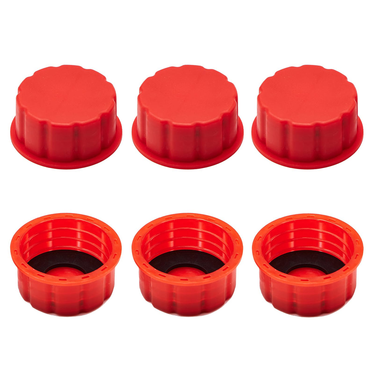 6 Pack Replacement Gas Can Caps D9446