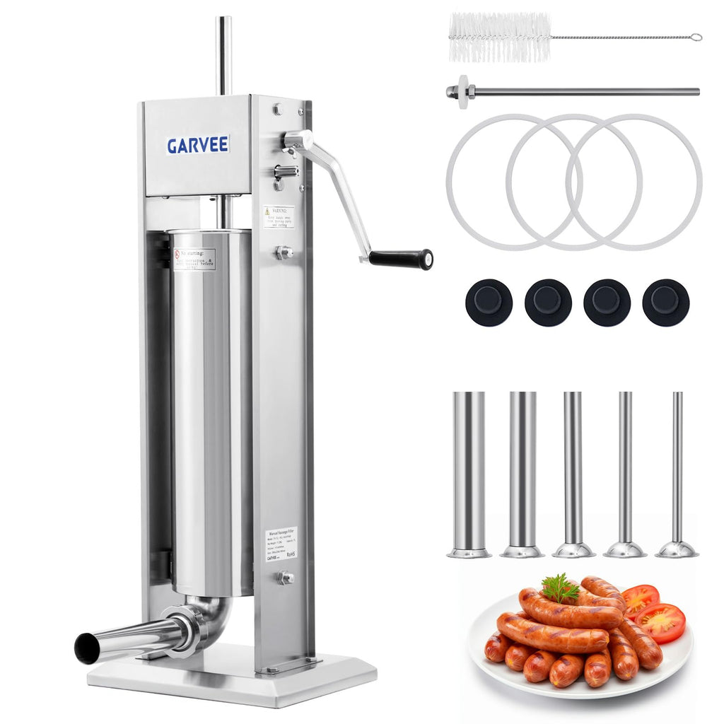 7 L 2-Speed Vertical Sausage Stuffer E6878