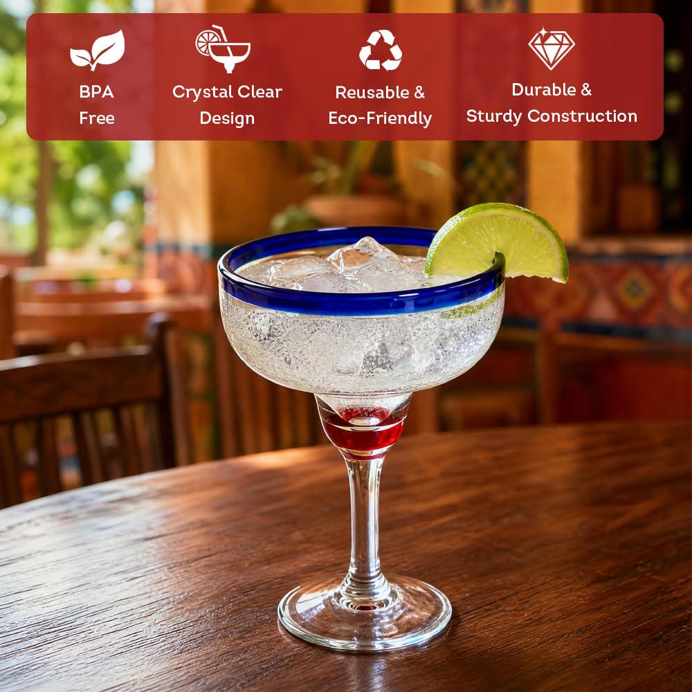 14 oz Shatterproof Plastic Stemware Set of 4 W85551