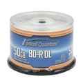 50GB BD-R DL White Inkjet Printable Blu-ray Double Layer Recordable Media 50-Disc Spindle C9989