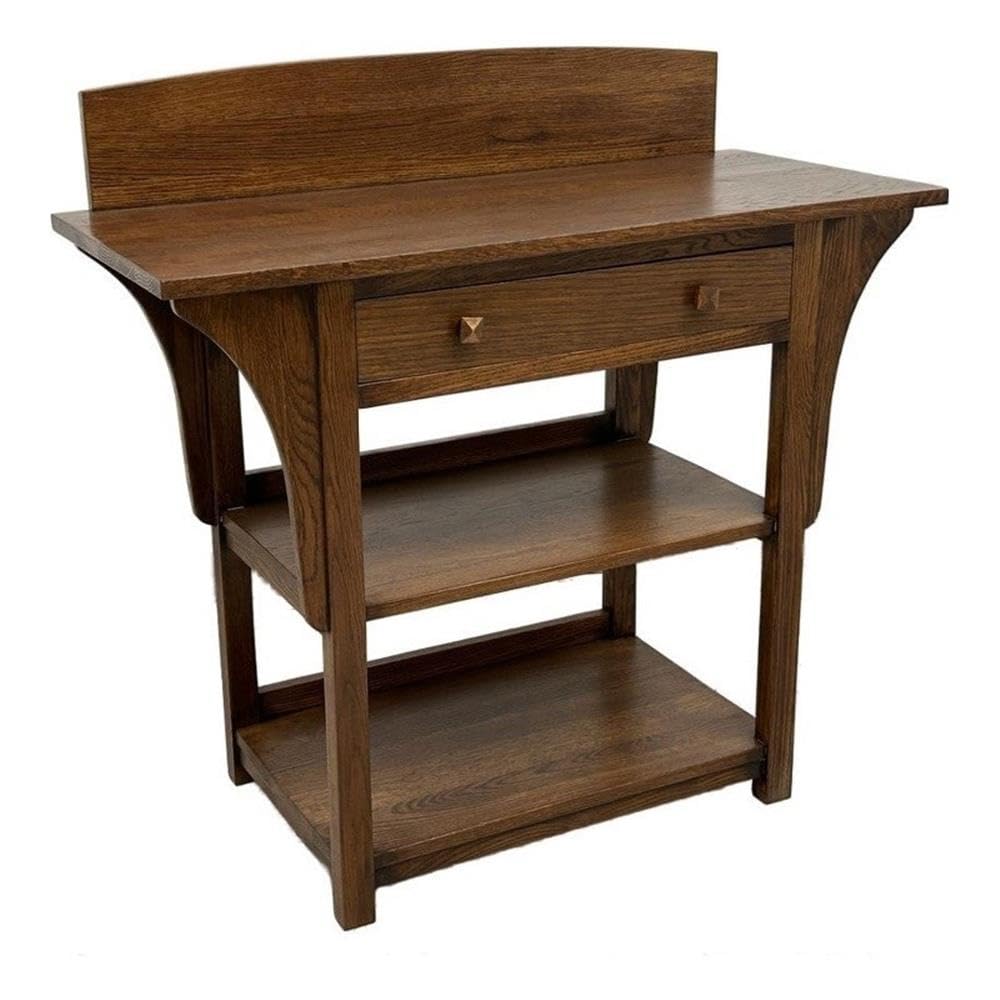 White Oak 2 Drawer Sideboard Console Table Z27003
