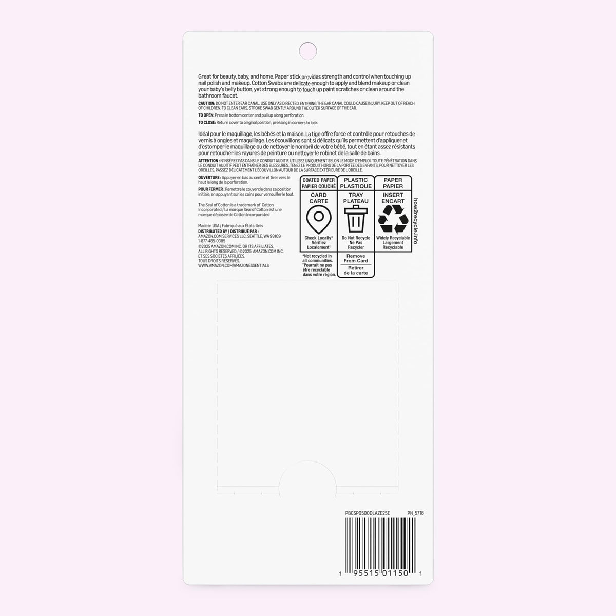 Cotton Swabs 500 Count I154256