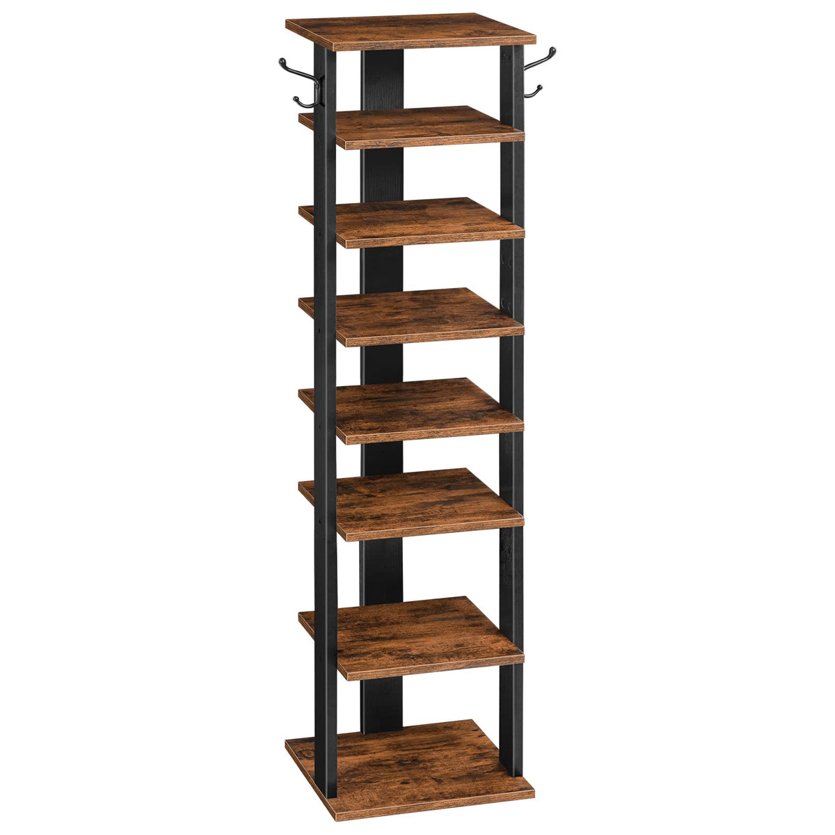 8 Tiers Vertical Wooden Shoe Rack L12483