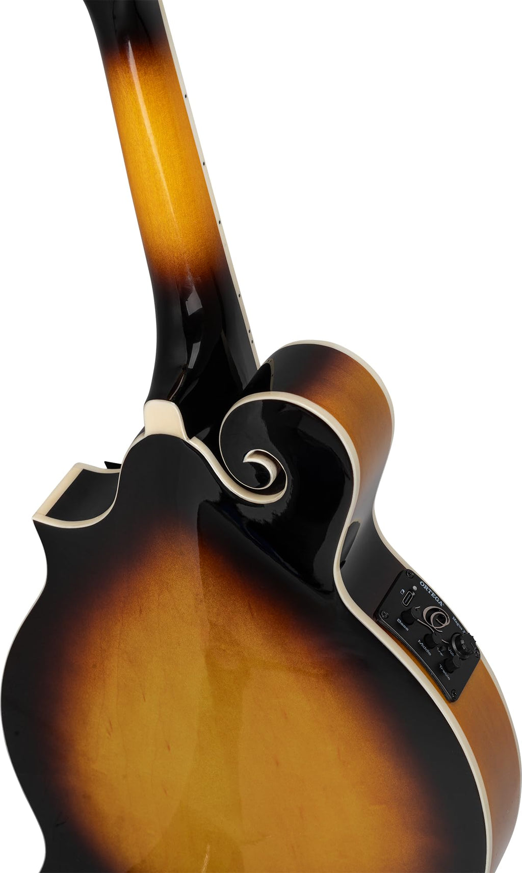 Solid Top F-Style Acoustic-Electric Mandolin Tobacco Sunburst E3922
