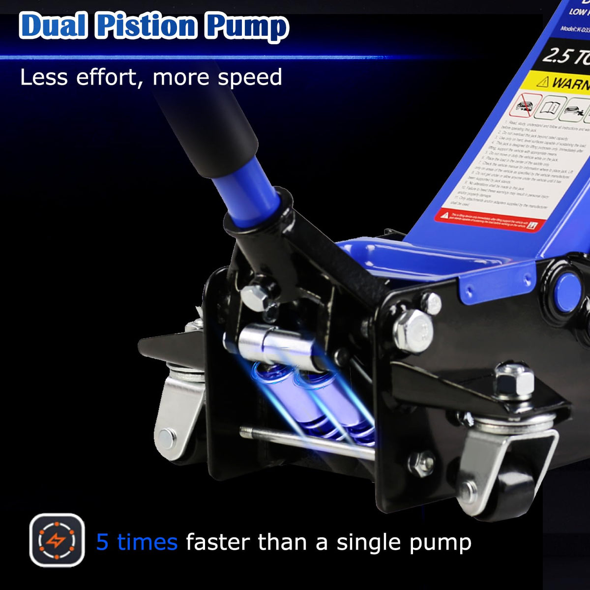 3 Ton Low Profile Hydraulic Steel Floor Jack Z583342