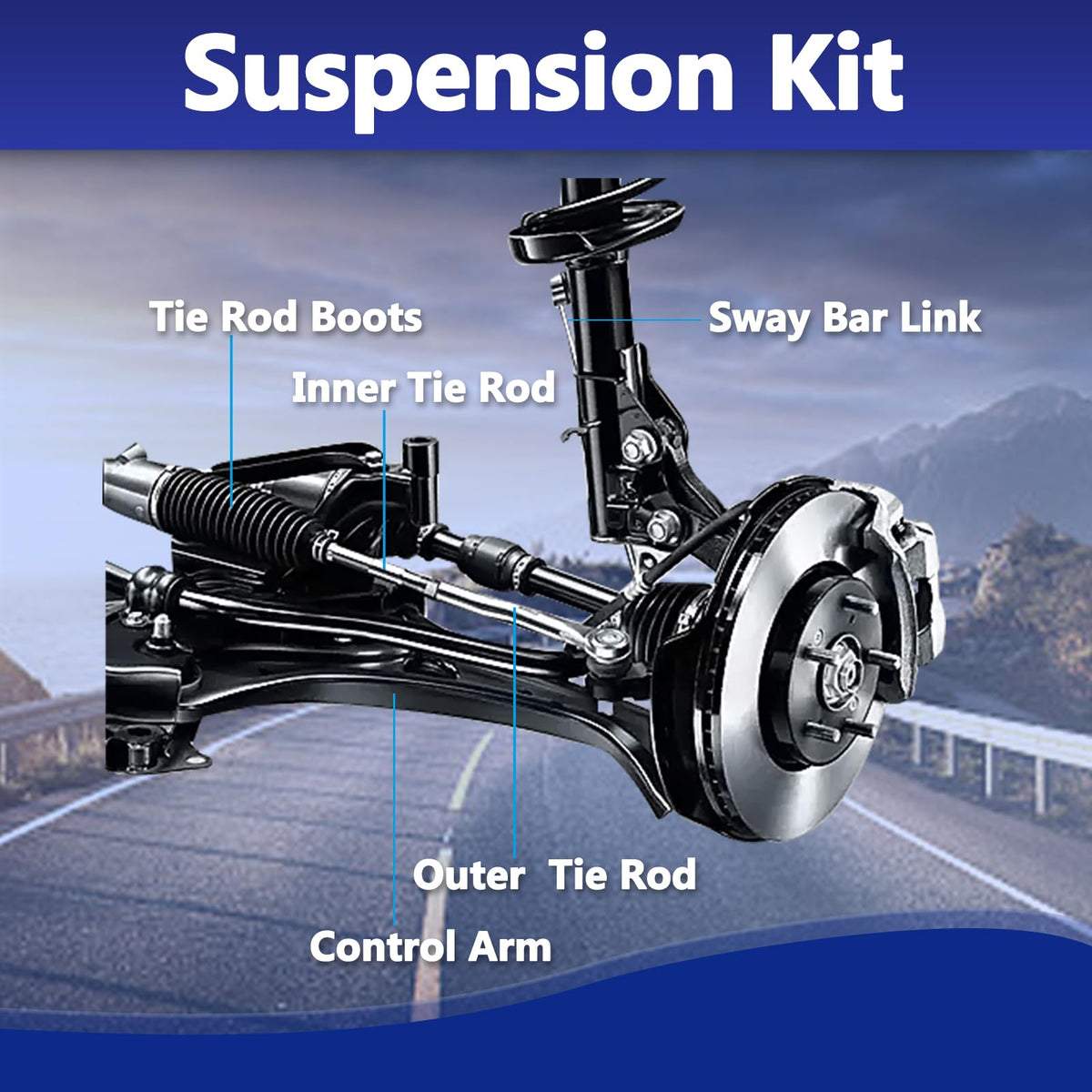 Lower Control Arm with Ball Joint Assembly P7406