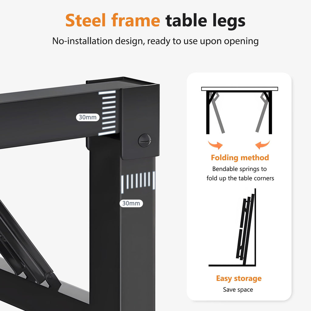 54.3 Inch Folding Computer Desk B574482