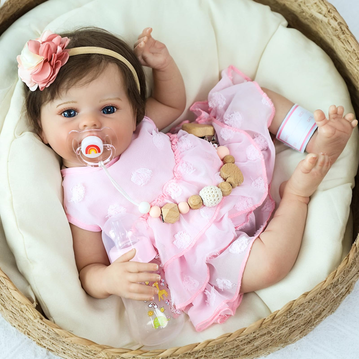 20 Inch Lifelike Reborn Baby Doll Girl with Soft Weighted Body P532