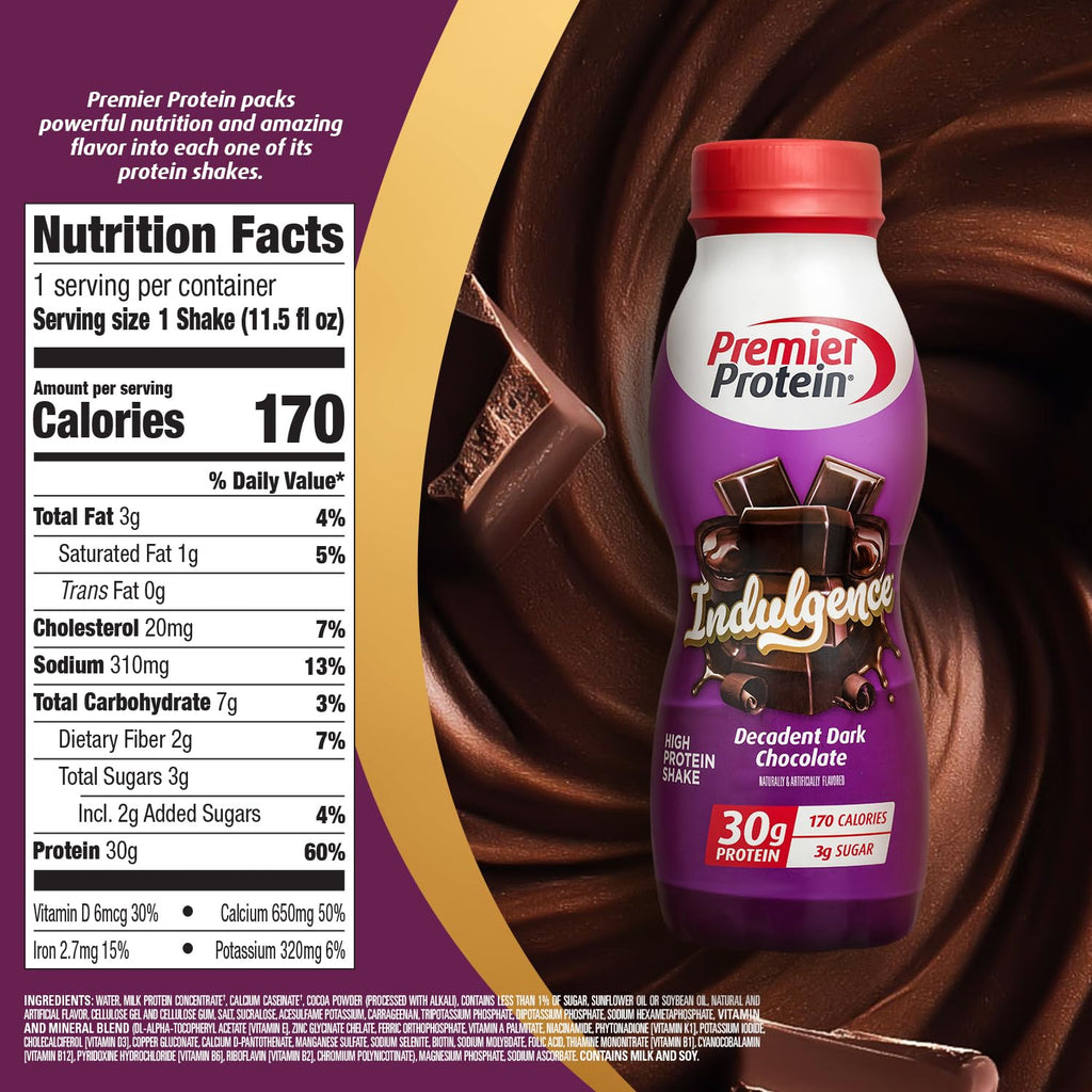 30g Dark Chocolate Shake 12 Pack L907