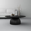 Black Round Drum Coffee Table N4069