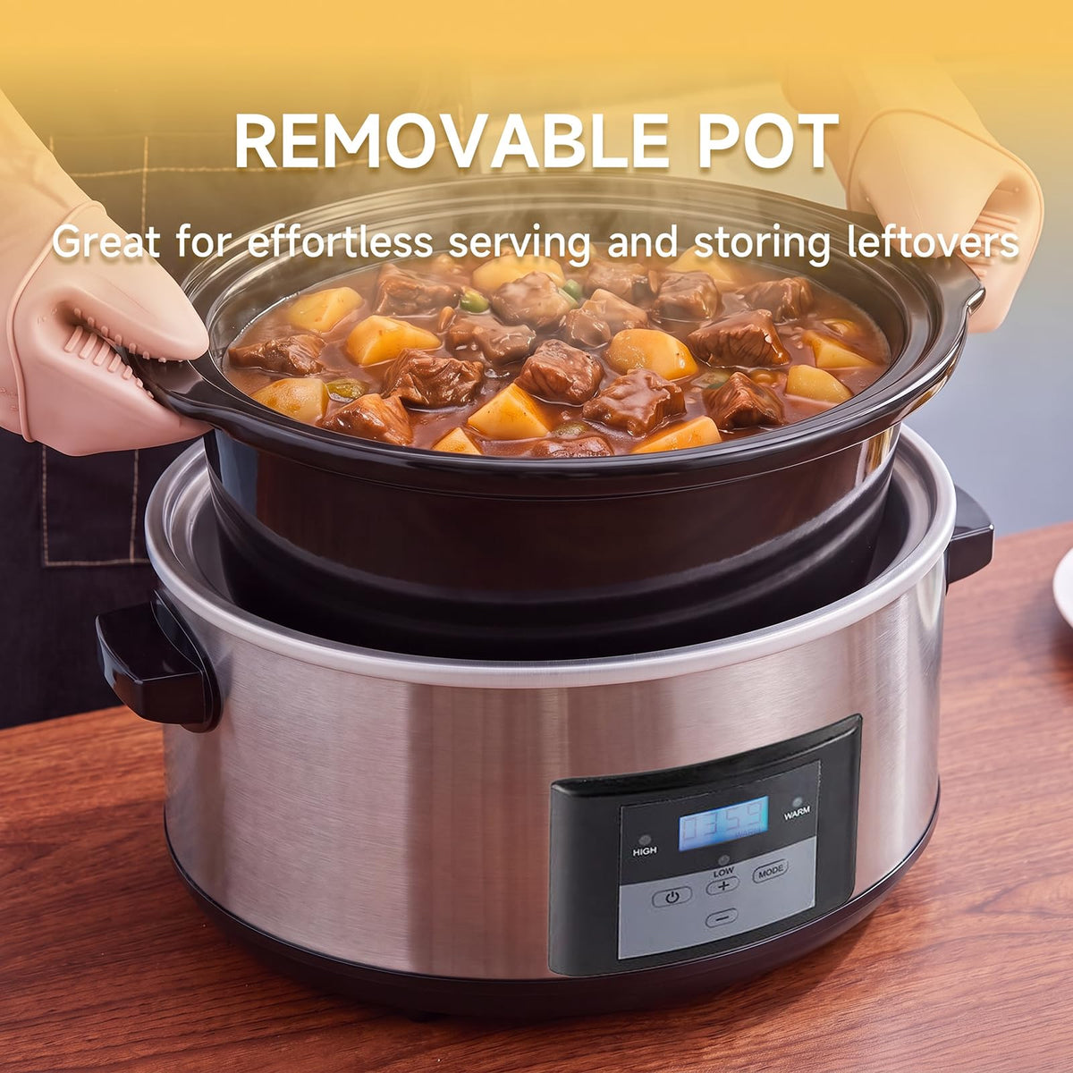 8.5 Qt Slow Cooker with Timer J579
