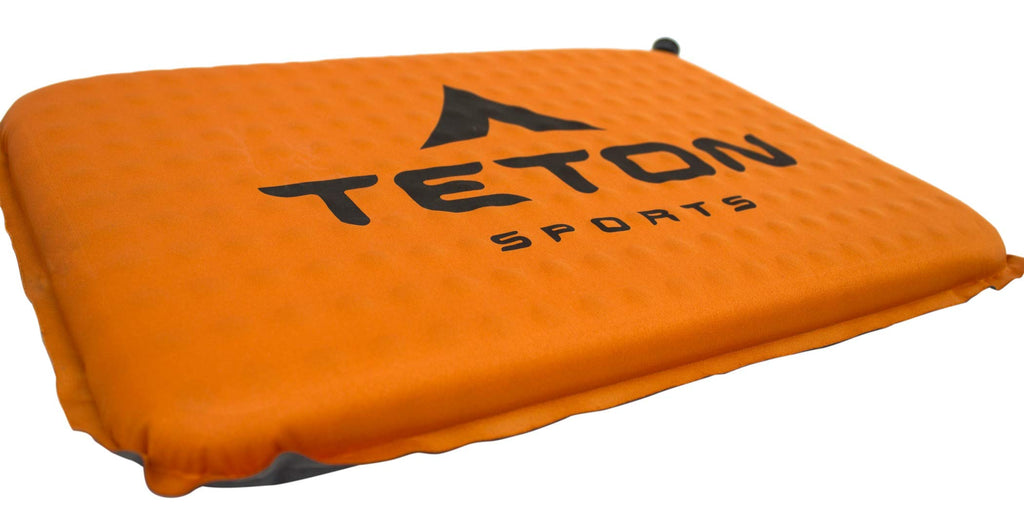 Orange Inflatable Camping Seat Cushion O3016