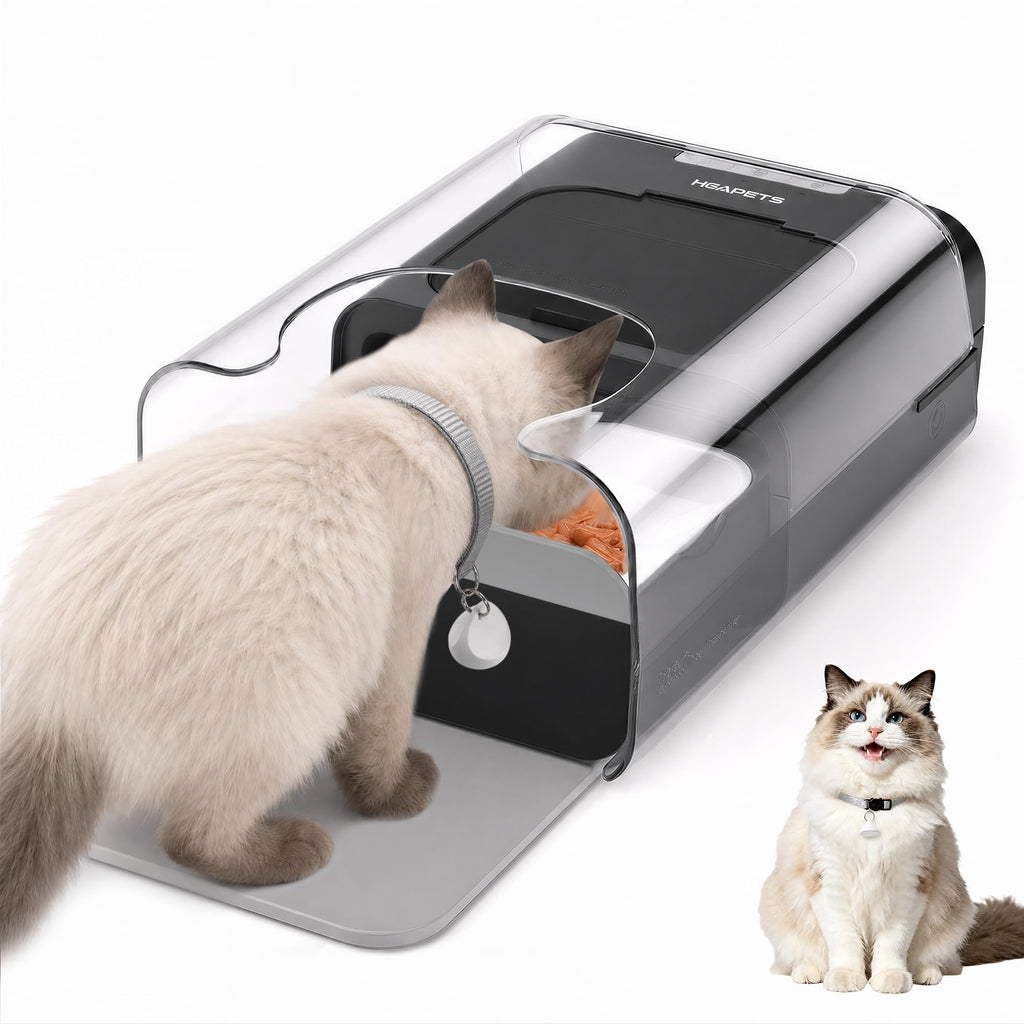 Automatic Cat Feeder with RFID Collar Sensor, Black W6450