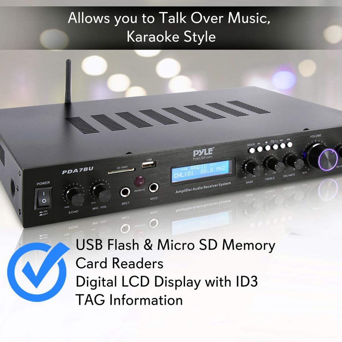 200 Watts 5 Channels Bluetooth Home Theater Amplifier C24113