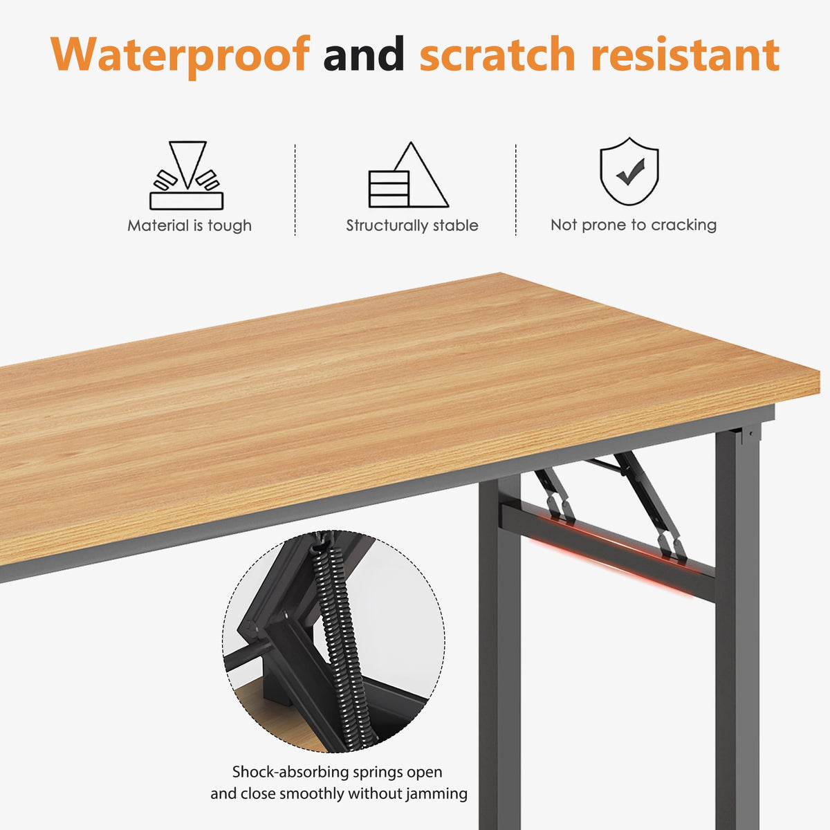54.3 Inch Folding Computer Desk B574482
