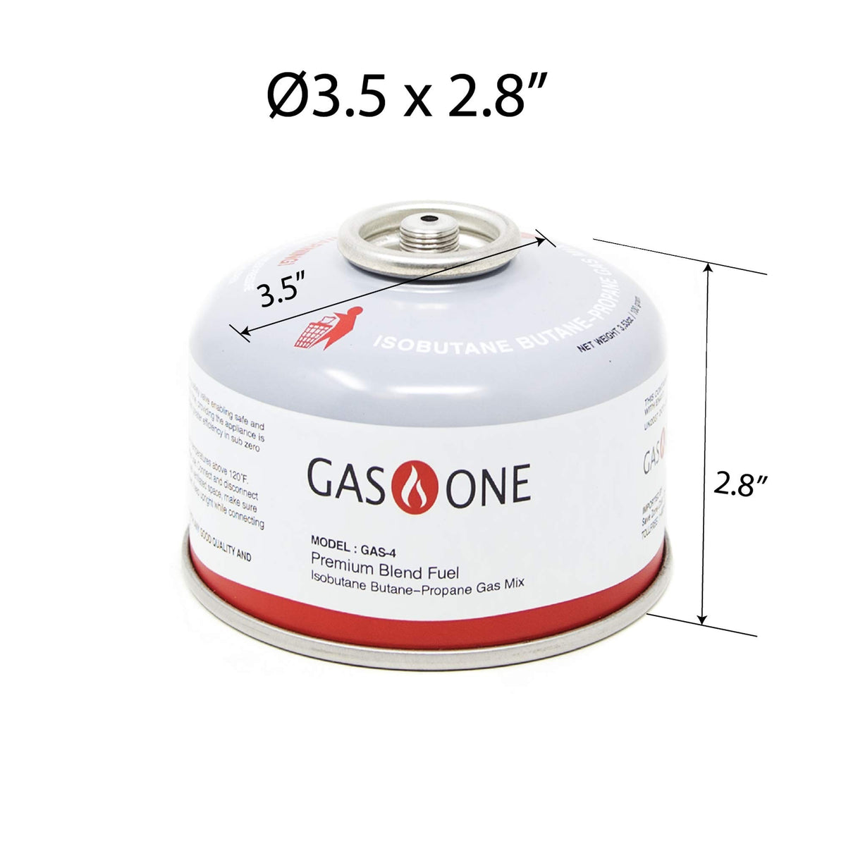 Camping Fuel Isobutane Fuel Canister 100g 2 Pack H482