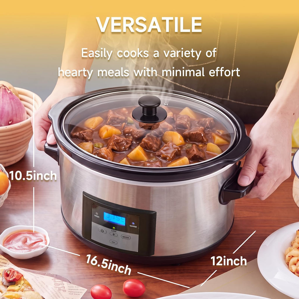 8.5 Qt Slow Cooker with Timer J579