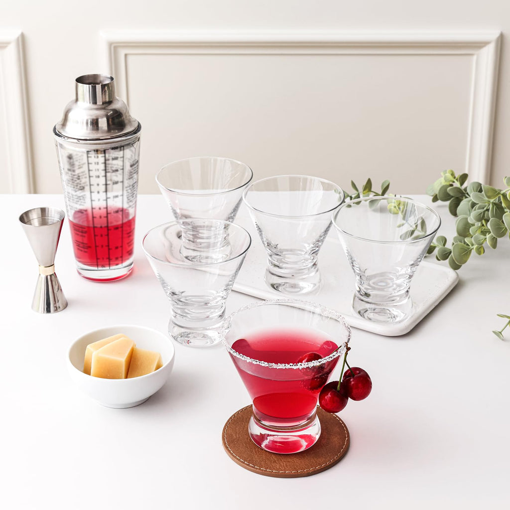 Stemless Cocktail Glasses Set of 4 S8136