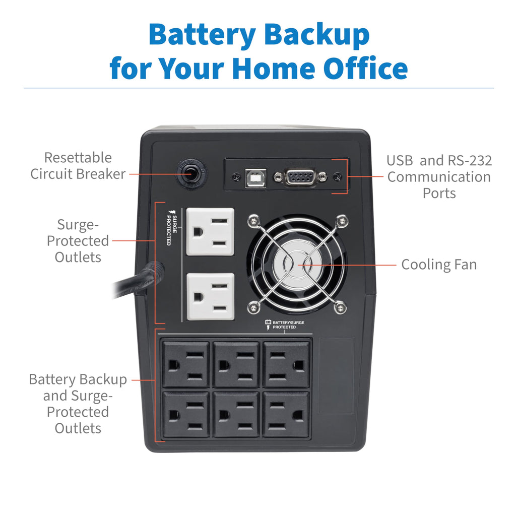 1500VA UPS 900W 8 Outlets P633914