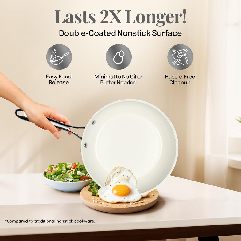 12 Pc Non Stick Ceramic Cookware Set U205472