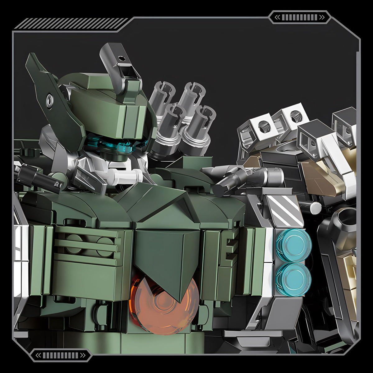 Mech Robot Model Building Blocks Toy Set 1403 Pieces W692