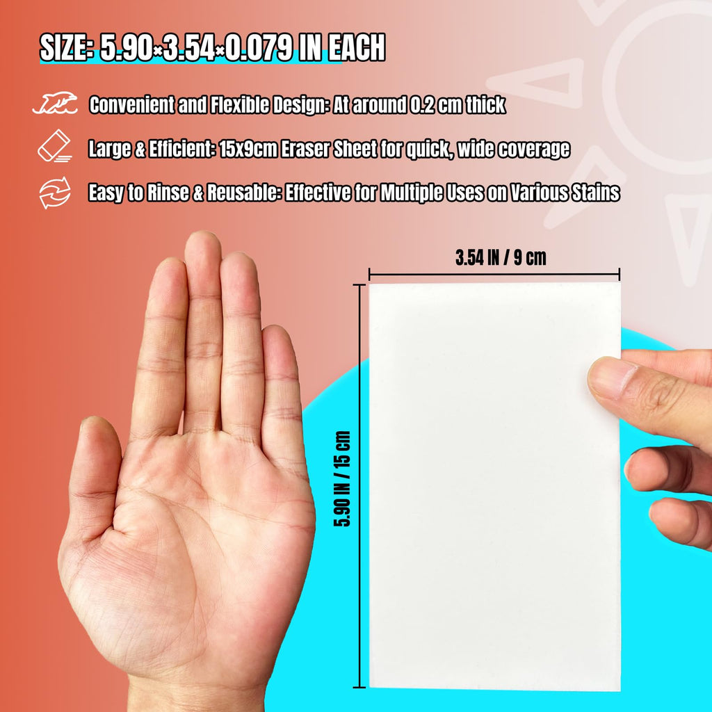 White Melamine Sponge Sheets 36 Pcs C8615