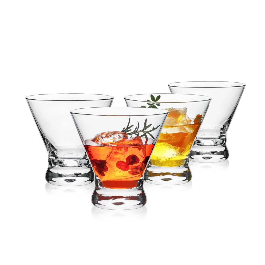 Stemless Cocktail Glasses Set of 4 S8136